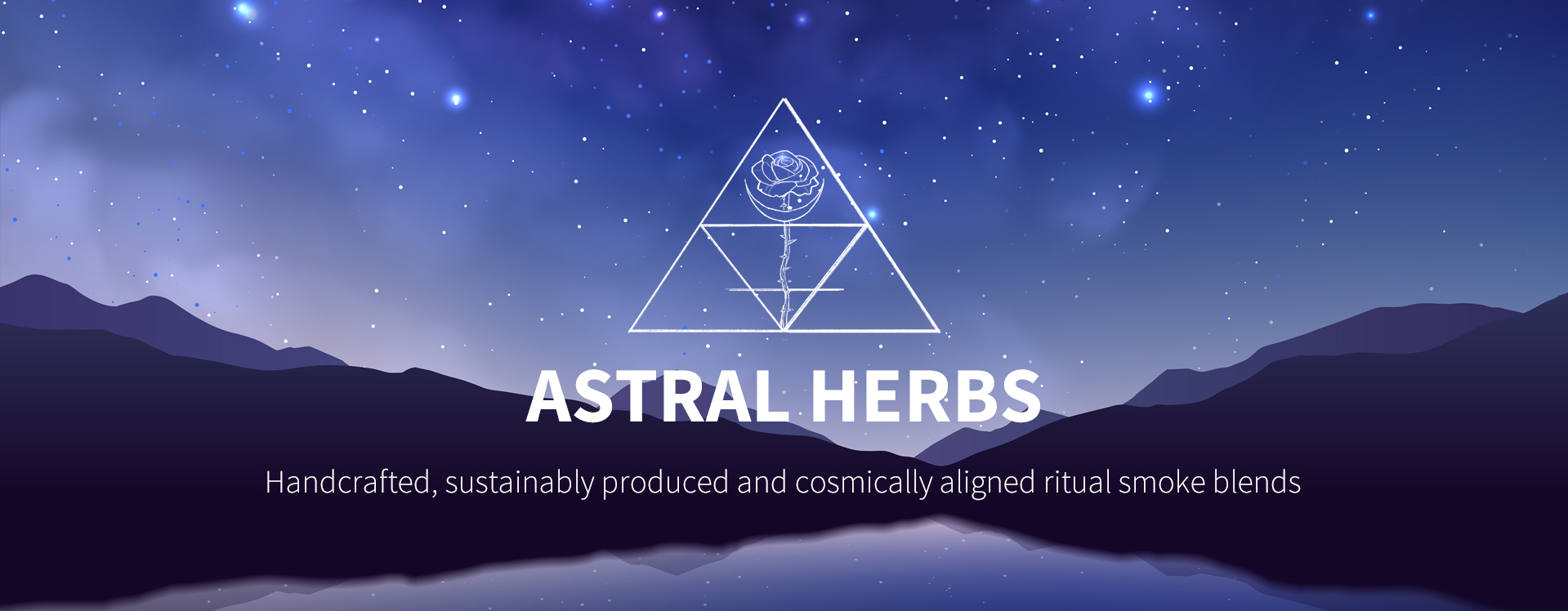 handcrafted, sustainably produced and cosmically aligned ritual smoke blends
